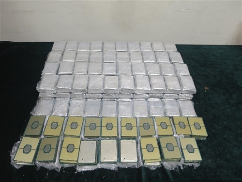 中國香港海關(guān)查獲596顆高端CPU走私 價值達(dá)1120萬元